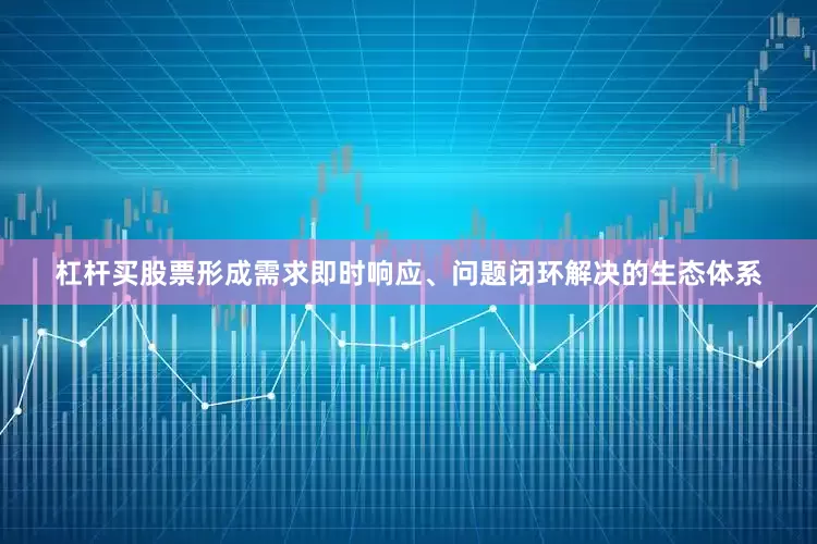 杠杆买股票形成需求即时响应、问题闭环解决的生态体系